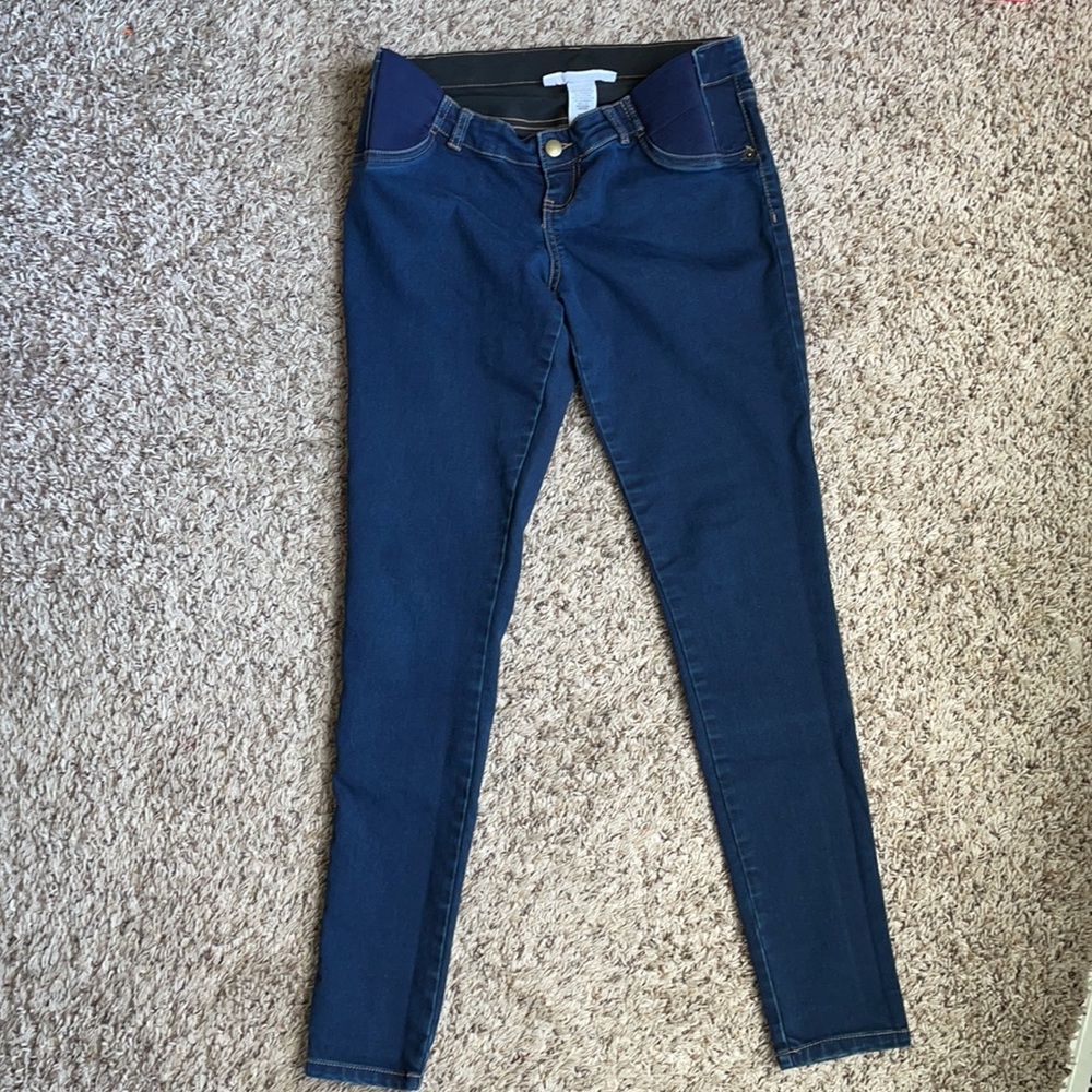 Liz Lange maternity jegging very dark wash size XS - Picture 2 of 3